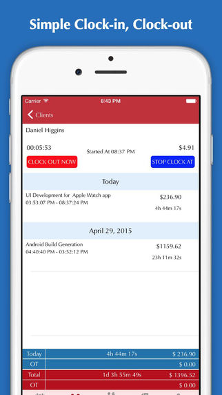 【免費商業App】Time Tracker Pro- - Hours tracking, Clock-in, Clock-out, Timesheet, Invoice & Billing-APP點子