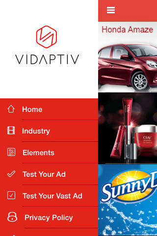 VIDAPTIV Mobile Ad Tool screenshot 2