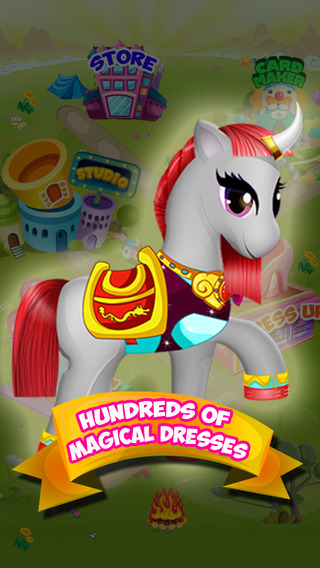 【免費遊戲App】Pony Care Resort - Pretty pony dress up and princess spa & salon game-APP點子