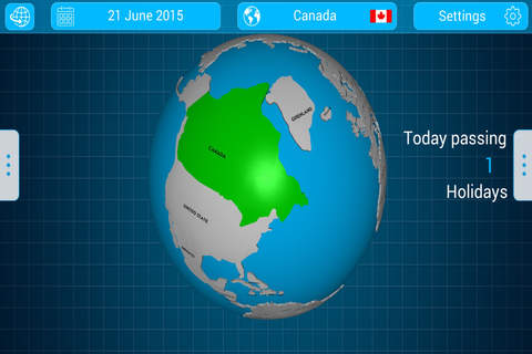 National Holidays Globe Pro screenshot 3
