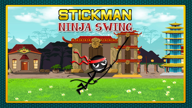 Action Stick-Man Ninja Swinging : Asian Skyscrapers Tight-Rope Swing Adventure PRO