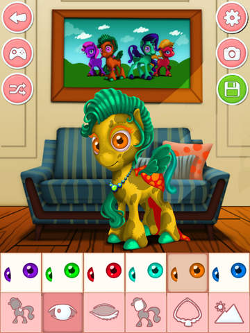 【免費遊戲App】Pony & unicorn dressup game - dress up free-APP點子