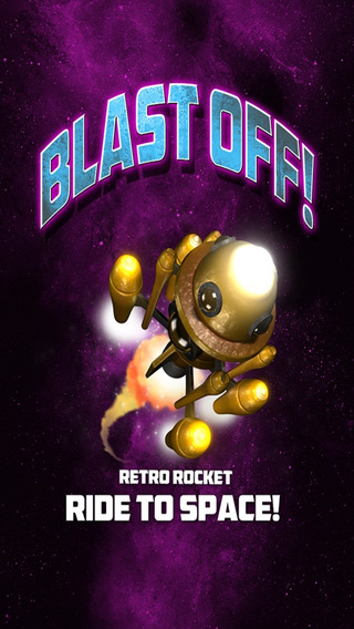 Blast Off - Retro Rocket Jump to Space