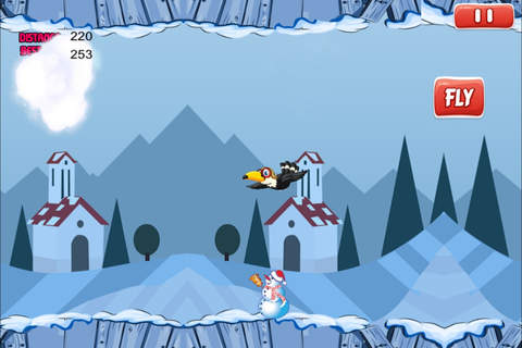 A Skiing Through The Grounds - Fly In The Snow Mountains Like A Bird PRO screenshot 3