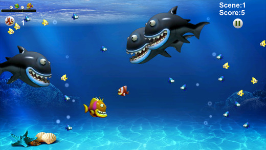 【免費遊戲App】My Hungry Fish mania:Eat and make bigger-APP點子