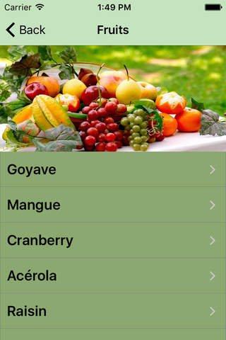 Aliments: Dictionnaire et Guide screenshot 4
