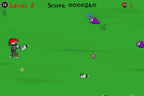 Angry Ninja Slug Attack screenshot 2