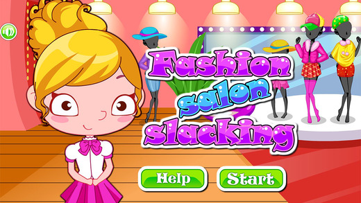 Fashion salon slacking game
