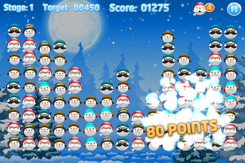 Christmas Emoticon Bloons - Pop the Frozen Bubble Emoji PRO screenshot 2