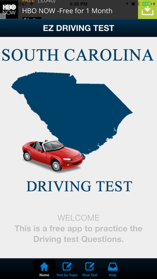 South Carolina Basic Driving Test