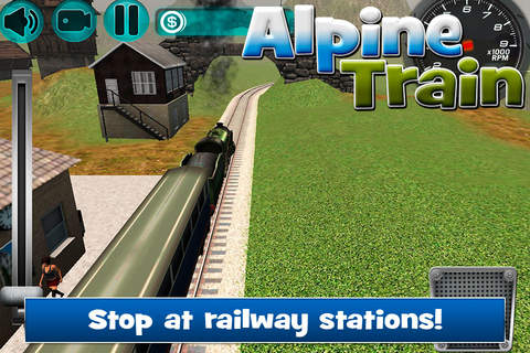 Alpine Train Simulator 3D screenshot 3
