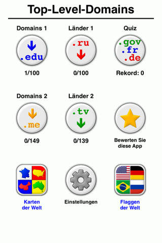 Internet Top-Level Domain Names Quiz - Generic and Country Codes screenshot 3