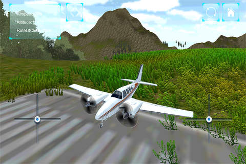 Flight Simulator (Baron 58 Edition) - Airplane Pilot & Learn to Fly Sim screenshot 2