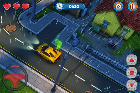 Cartoon Super Car Parking 3D Skills Simulator 2015 Free! screenshot 4