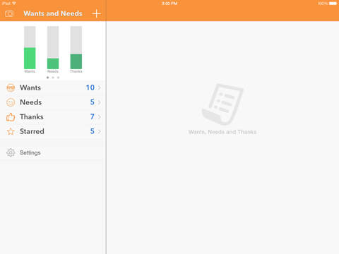【免費生活App】Wants and Needs - (Gratitude / Journal / Diary / Notes / List)-APP點子