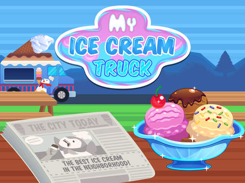 【免費遊戲App】My Ice Cream Truck - Make and Sell Sweet Frozen Desserts-APP點子