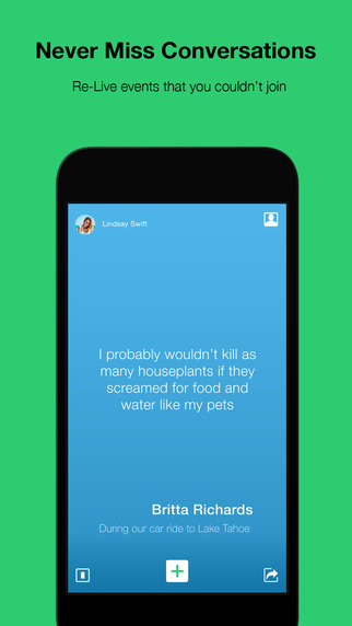 【免費社交App】Blast - Save And Share Memorable Quotes From People Around You-APP點子