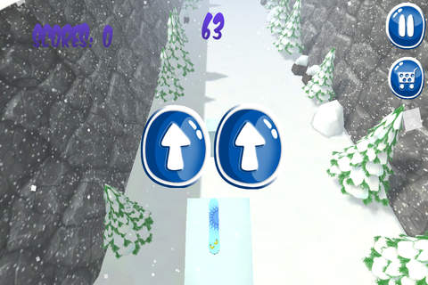 Finger Snowboard 3D screenshot 2