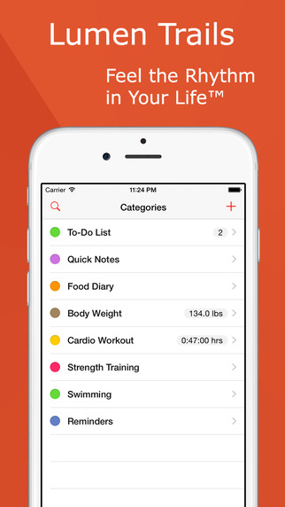 Lumen Trails Workout Tracker - Routine Planner and Adherence Journal