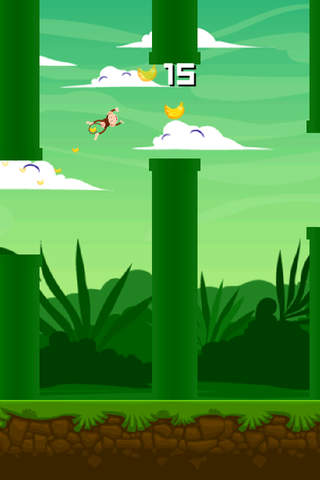Flappy Monkey: Jungle Quest screenshot 3