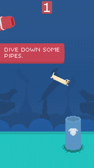 【免費遊戲App】Sausage Dog Diving - Cliff Pug-APP點子