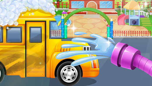 Wheels of the Bus - Kids Cars Salon Game
