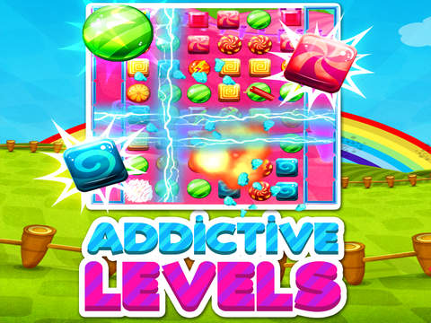 【免費遊戲App】``` A Candy Fable ``` - puzzle match-3 jam in juice fruit land free-APP點子