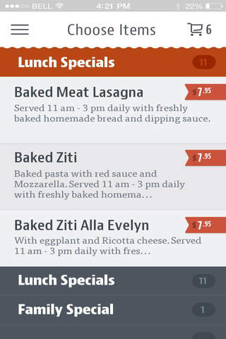 Evelyn's Big Italian Pizzeria screenshot 3