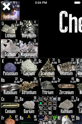 Chemical element screenshot 4