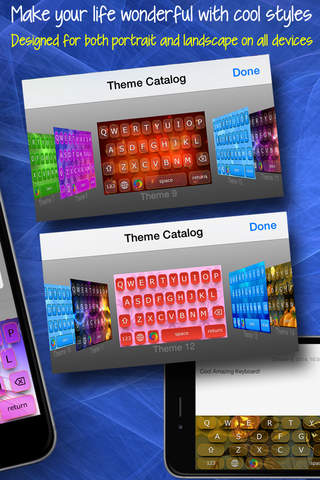 Amazing Keyboard ™ native color theme keyboard extension for iOS 8 screenshot 4