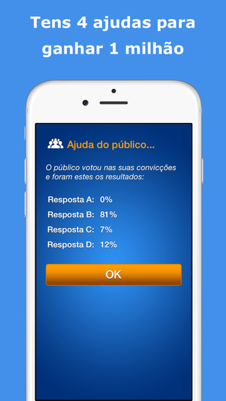 【免費遊戲App】Quem Quer Milhões Quiz Português Grátis-APP點子