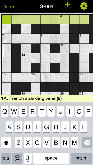 【免費遊戲App】Gourmet Crosswords 1-APP點子