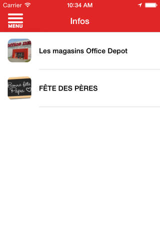 Office DEPOT CE Magasins screenshot 3