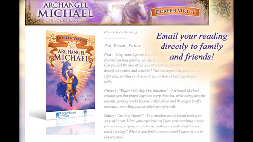 【免費書籍App】Archangel Michael Oracle Cards - Doreen Virtue, Ph.D.-APP點子