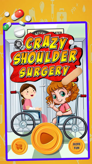 Crazy Shoulder Surgery - Body surgeon operation and kids X Ray doctor