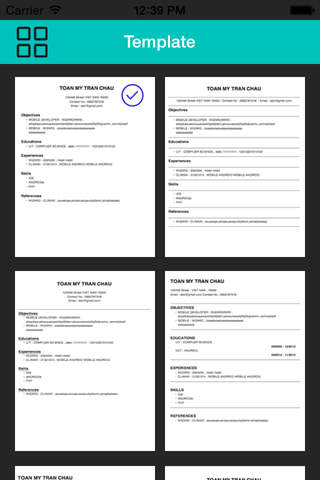 CV Generator & Professional Job Resume Builder screenshot 2
