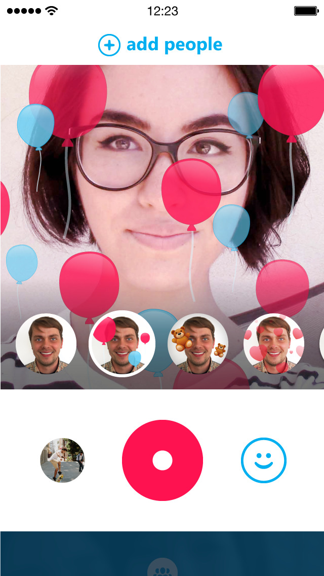 Skype Qik: Group Video Messaging Screenshot 2