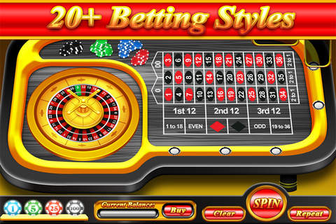 Roulette Deluxe Edition Pro screenshot 4