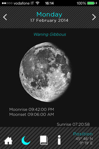 Moon Calendar Free, the Daily Lunar Almanac screenshot 2