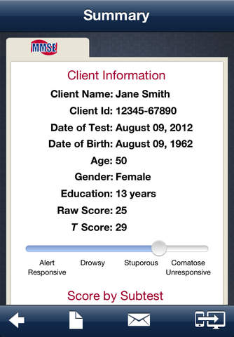 MMSE/MMSE-2 Administration and Scoring App screenshot 4