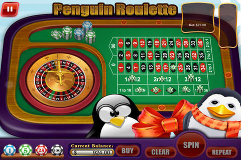 Social Penguin Hit & Win Vegas Roulette Craze Casino Games Pro screenshot 2