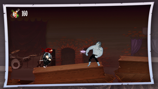 【免費遊戲App】Mighty Metal Ninja Run+ - A Drunken Monk against Underground Villains HD-APP點子