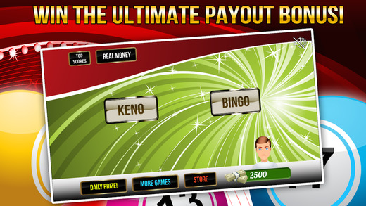 Rich Keno Blitz and Bingo Craze with Big Prize Wheel