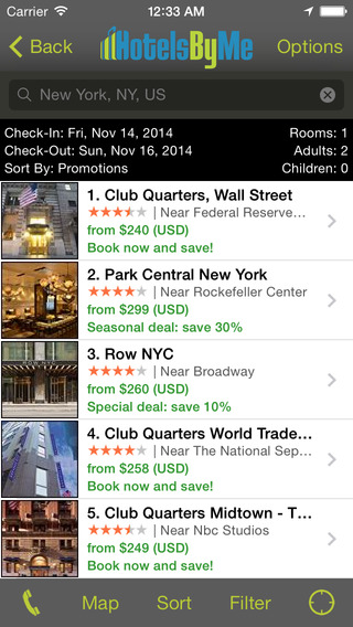 【免費旅遊App】New York Hotels - HotelsByMe.com-APP點子