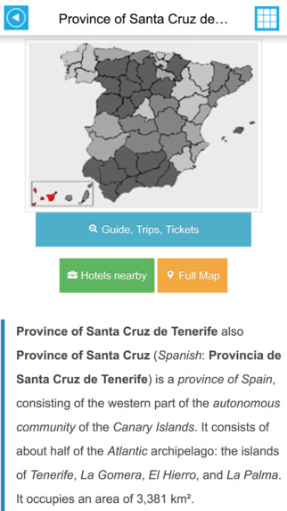 【免費旅遊App】Canary Islands (Tenerife, Fuerteventura, Gran Canaria) Offline GPS Map & Travel Guide Free-APP點子