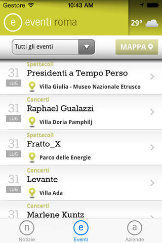 Virgilio Roma screenshot 2