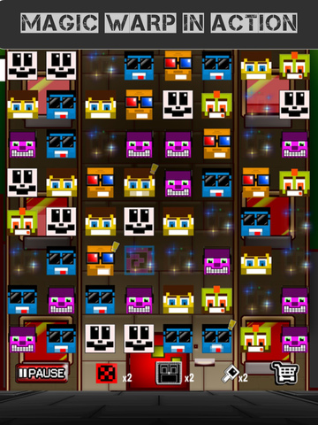 【免費遊戲App】A Pixel Craft Block Heads Match 3 Skins: Action Mini Puzzle Game-APP點子