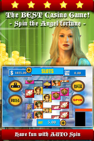AAA Angel Saga Slots - Spin the riches wheel to hit the monopoly jackpot screenshot 2