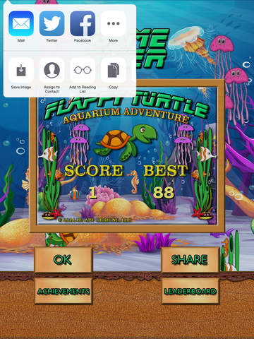 【免費遊戲App】Flappy Turtle Aquarium Adventure Pro-APP點子