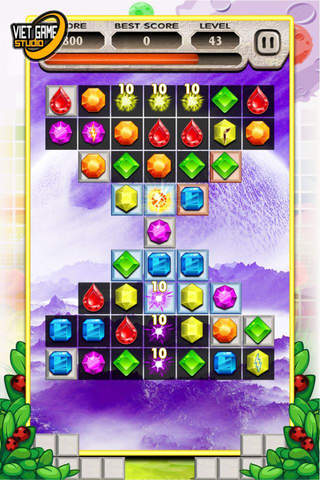 Diamond Star Quest Gemz II - The Best Gem Jewel Puzzle Dash Edition Free Games For Iphone screenshot 4
